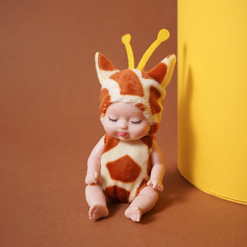 Baby Care Plush Toys Girl Toy Toys Simulation Mini Christmas Gifts Cute 11CM Reborn Baby Dolls Sleeping Barbie