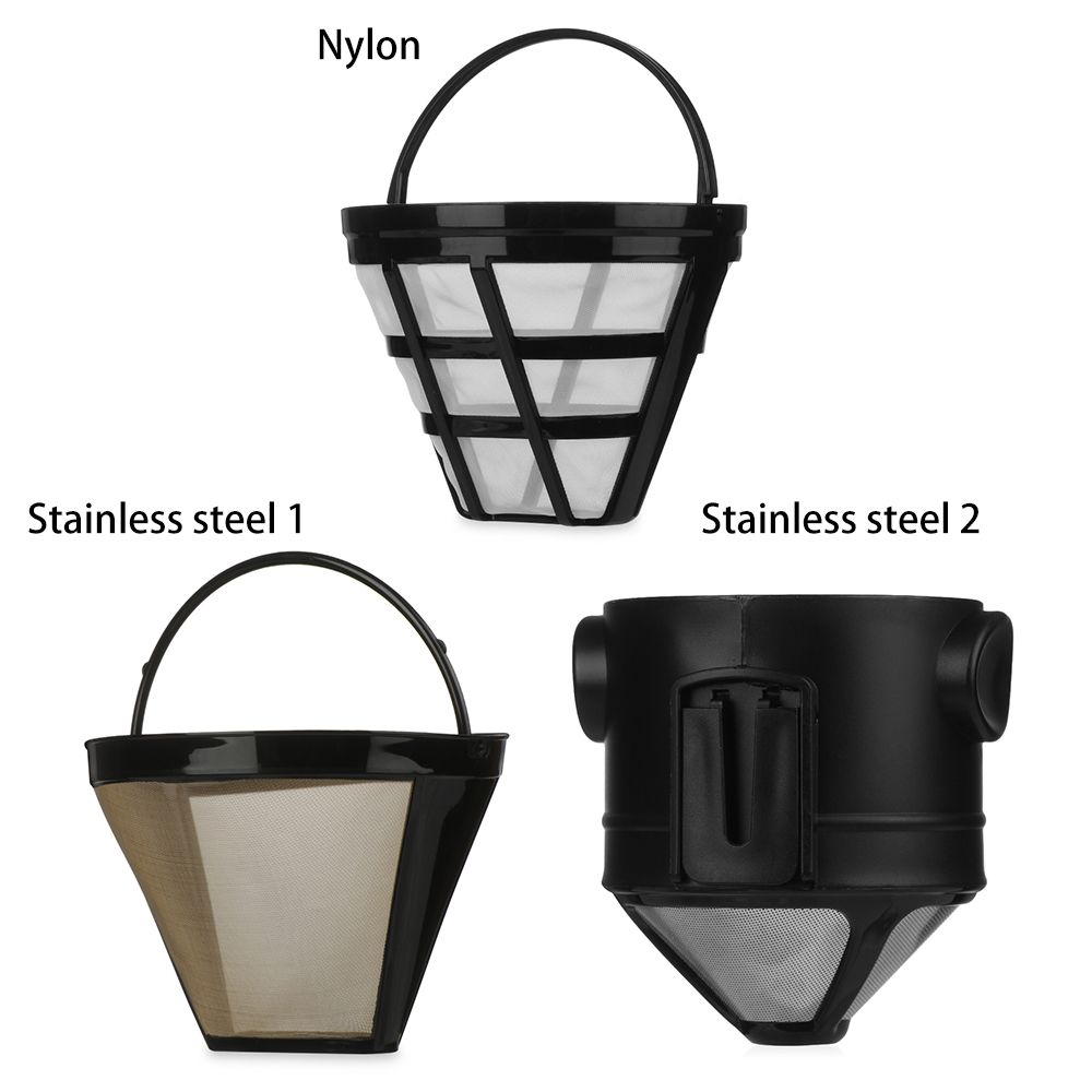 Reusable Coffee Tools Stainless Steel Coffee Machine Nylon Filter Coffee Filter