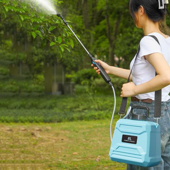 1.3 Gallon/2.1 Gallon Electric Sprayer Built-in 18650mAh Rechargeable Battery Sprayer Garden Sprayer with Telescopic Spray Wand for Plant Watering