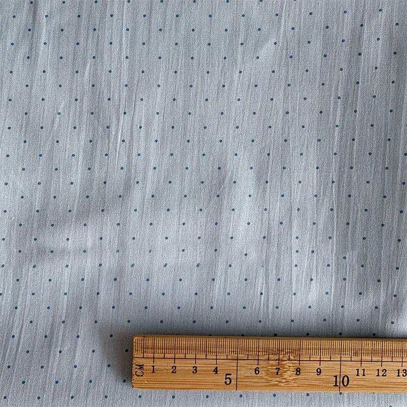 1м 100% Хлопковая Ткань Синяя Клетка Горошек Цветочный Цифровая Печать Ткань для Одежды Домашней Одежды Постельного Белья Скатертей Штор DIY