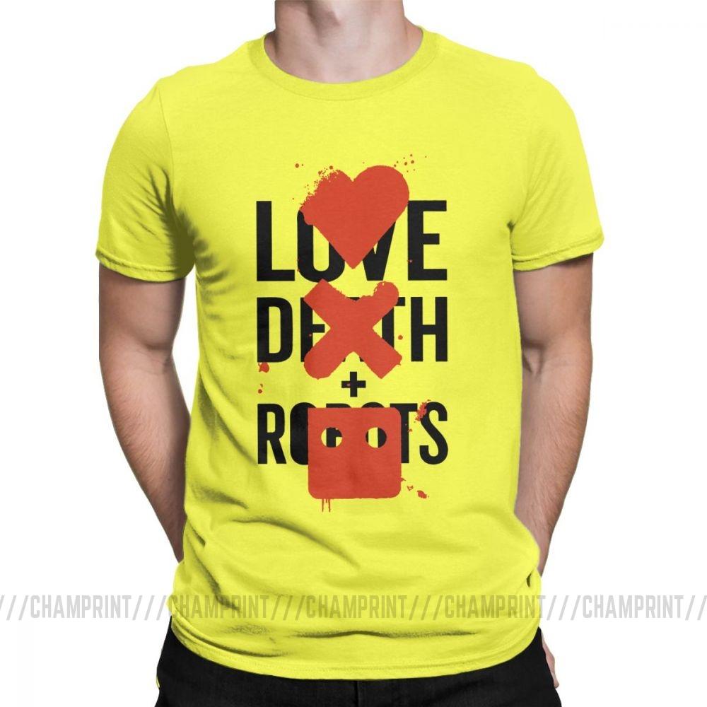 Крутая футболка Love Death And Robots Футболка Большого Фаната Хэви-метал Научная фантастика