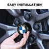 4PC 56mm wheel hub center cover badge stickers For BMW E34 E36 E60 E90 E46 E39 E70 F10 F20 F30 X5 X6 X1 M3 M5 M6 E71 F01 F02 F87
