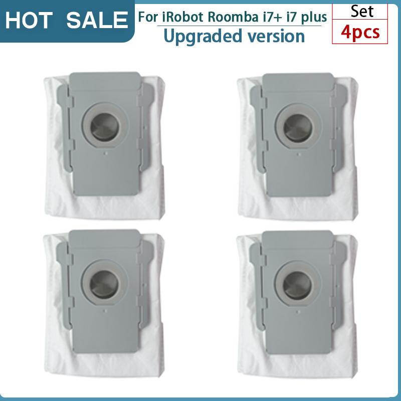 For iRobot Roomba I7+ I7 Plus E5 E6 E7 S9 S9+ Dust Bag Accessories Robot Vacuum Cleaner Bags Replacement Dirty Bags Spare Parts