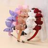 1PC Exquisite Butterfly Hairband Simulated Pearl Children's Hair Hoop Daily Hair Binding Lovely Girl Accessories Gift