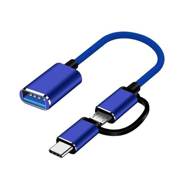 1 шт. кабель-переходник USB-мама на микро-USB-папа переходник-переходник LM