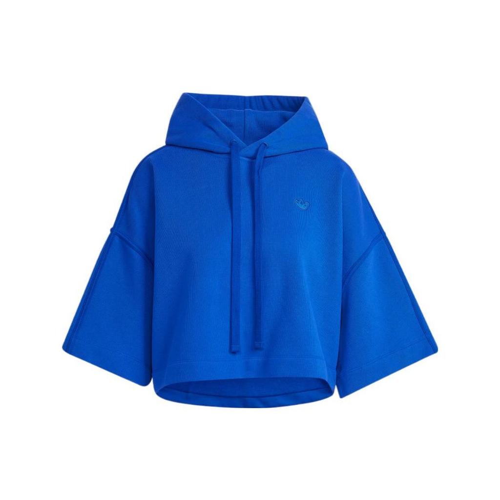adidas Укороченная толстовка с капюшоном Originals X Blue Version для женщин HK7235
