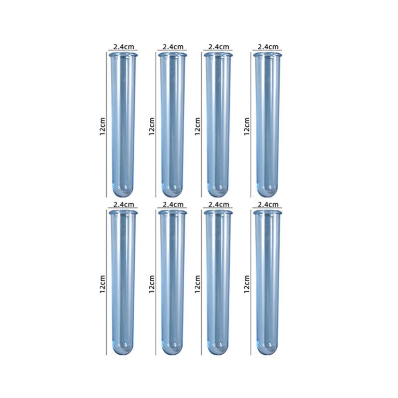 Силиконовая форма для литья смолы с пробирками для гидропоники/цветов, домашнего офиса, рабочего стола