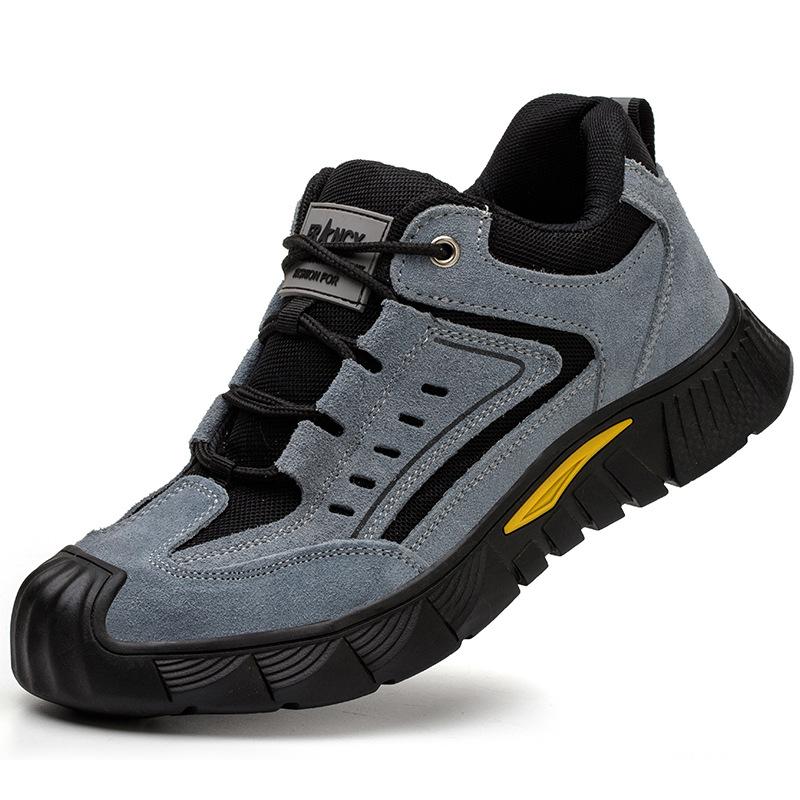 Обувь для страхования труда Мужская стальная защитная обувь Baotou, противоударная и ударопрочная, для электросварщиков, защитная рабочая обувь от ожогов