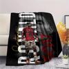 1pc C Ronaldo Print Flannel Blanket, High quality Comfortable for All Seasons, Home Decor, Warmth and Comfort, Perfect for Christmas Gifts25