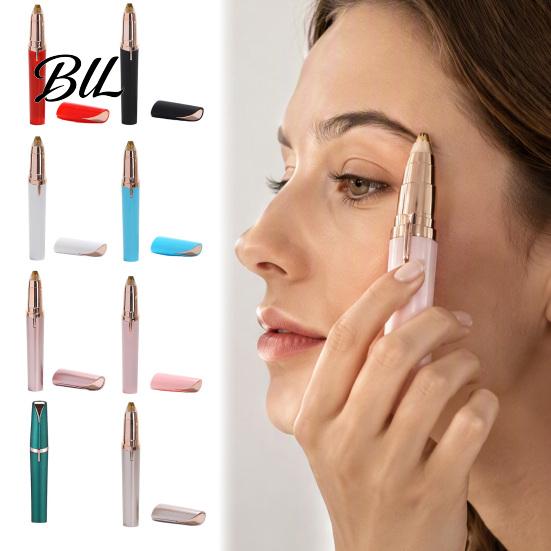 Electronic Face Hair Removal Electric Eyebrow Trimmer for Women, Rechargeable Cordless Facial Brow Removal, Portable Painless Eye Shaver Razor