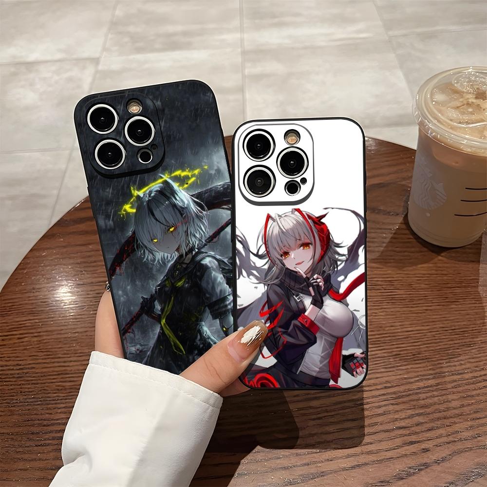 Чехол для телефона 17 Pro Max Iphone 14 Pro Max 12 16 15 13 Pro 11 Xr X Xs 8 7 Plus Задняя крышка Arknights Горячая распродажа