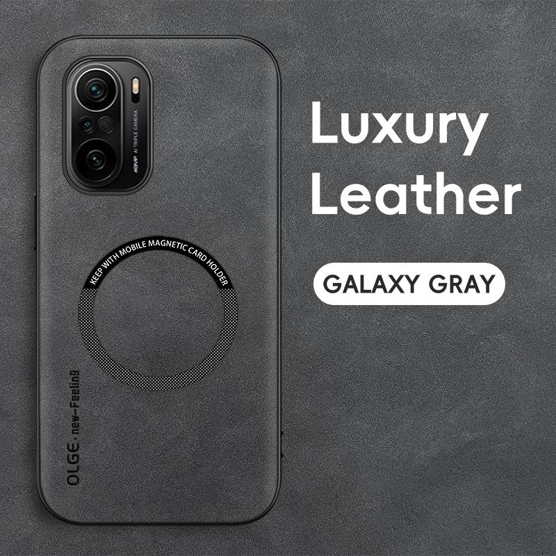 Магнитный ретро кожаный чехол для Xiaomi Poco F3 PocoF3 Беспроводная зарядка Чехол для телефона