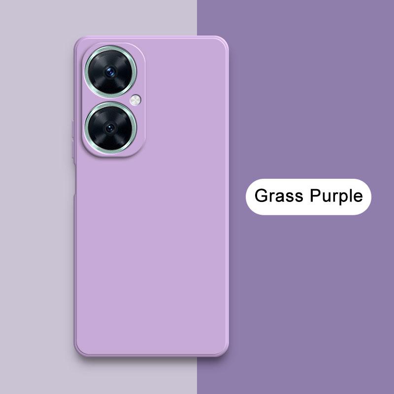 Square Liquid Silicone Back Cover for Huawei Nova 11 Pro Ultra 11i Soft Camera Protective Mobile Phone Case Nova11 Bags