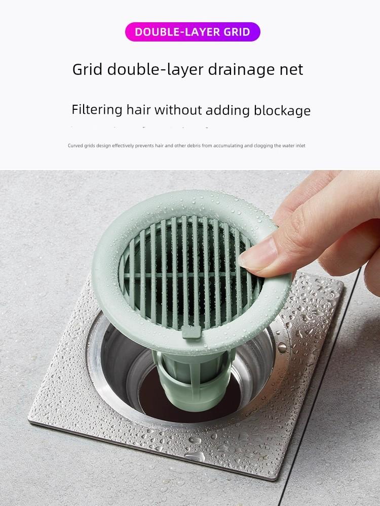 Anti-Odor Floor Drain Pipe Anti-Odor Device Bathroom Filter Net Toilet Sealing Cover Odor-Blocking Inner Core
