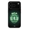 Чехол Для iPhone 17 Pro SCP sporting portugal светящийся черный фон Maniacase