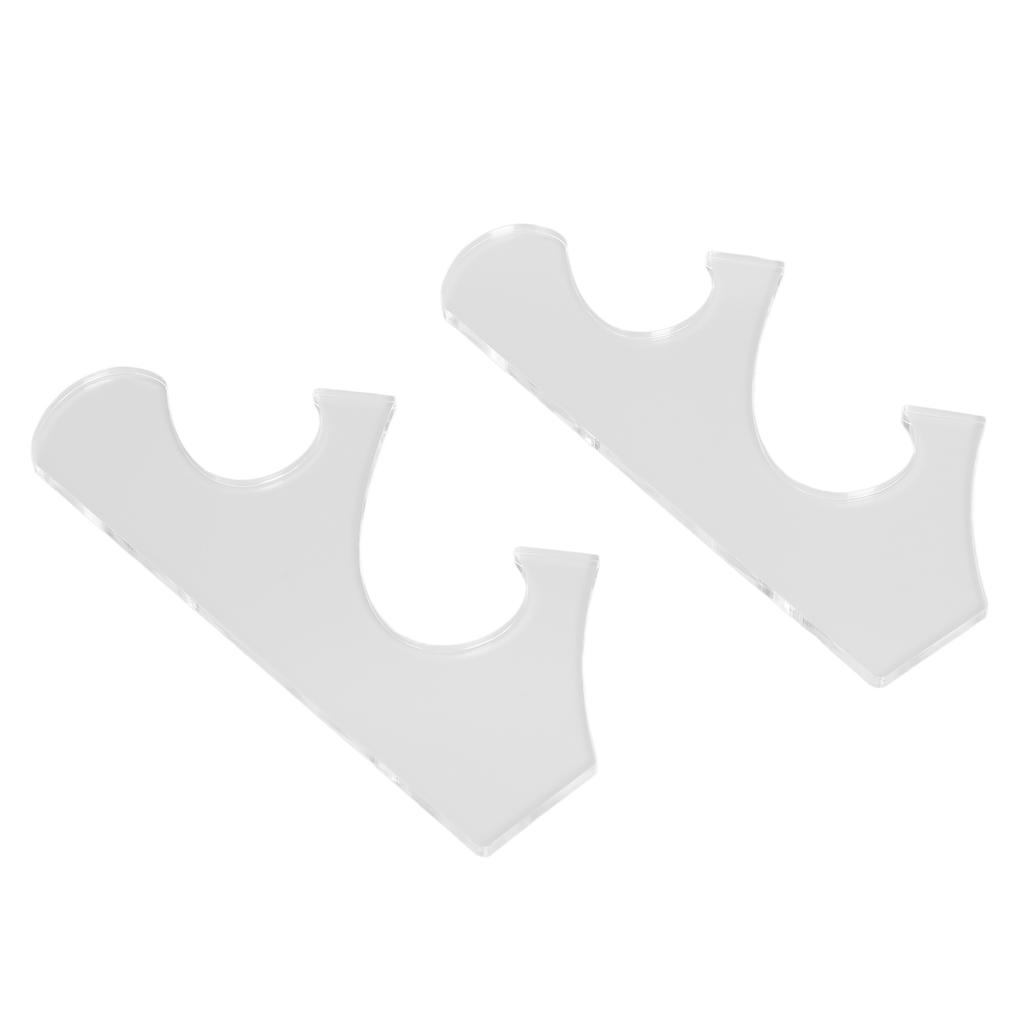 1 пара/набор многослойных винтажных подставок для мечей, стойка для меча из акрила, устойчивая к поломкам, прозрачная