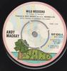 7inch Record ANDY MACKAY - Wild Weekend WIP6243 Island Records 1975 UK Rock Used
