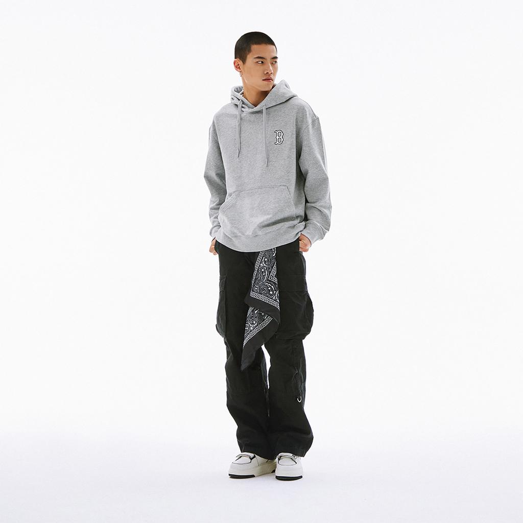 Новый свитшот MLB SS24 Унисекс Серый 3AHDM0141-43MGS