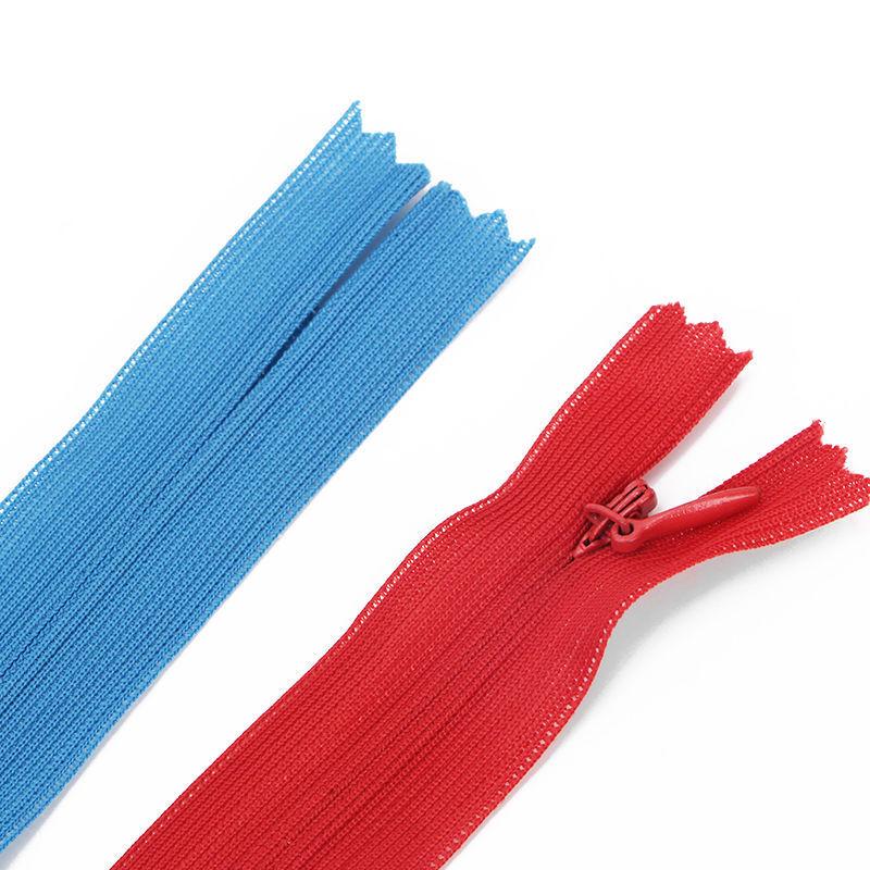 Sanli 25cm Invisible White Zipper for Cushion, Skirt, or Shorts (Single Pack)