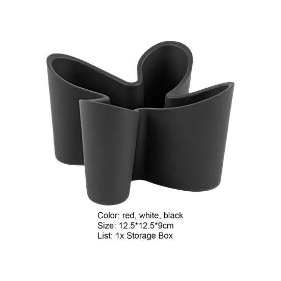 Коробка дистанционного управления, большая вместимость, четырехлистный клевер, четыре отделения, практичное, красивое хранилище для сортировки форм для спальни