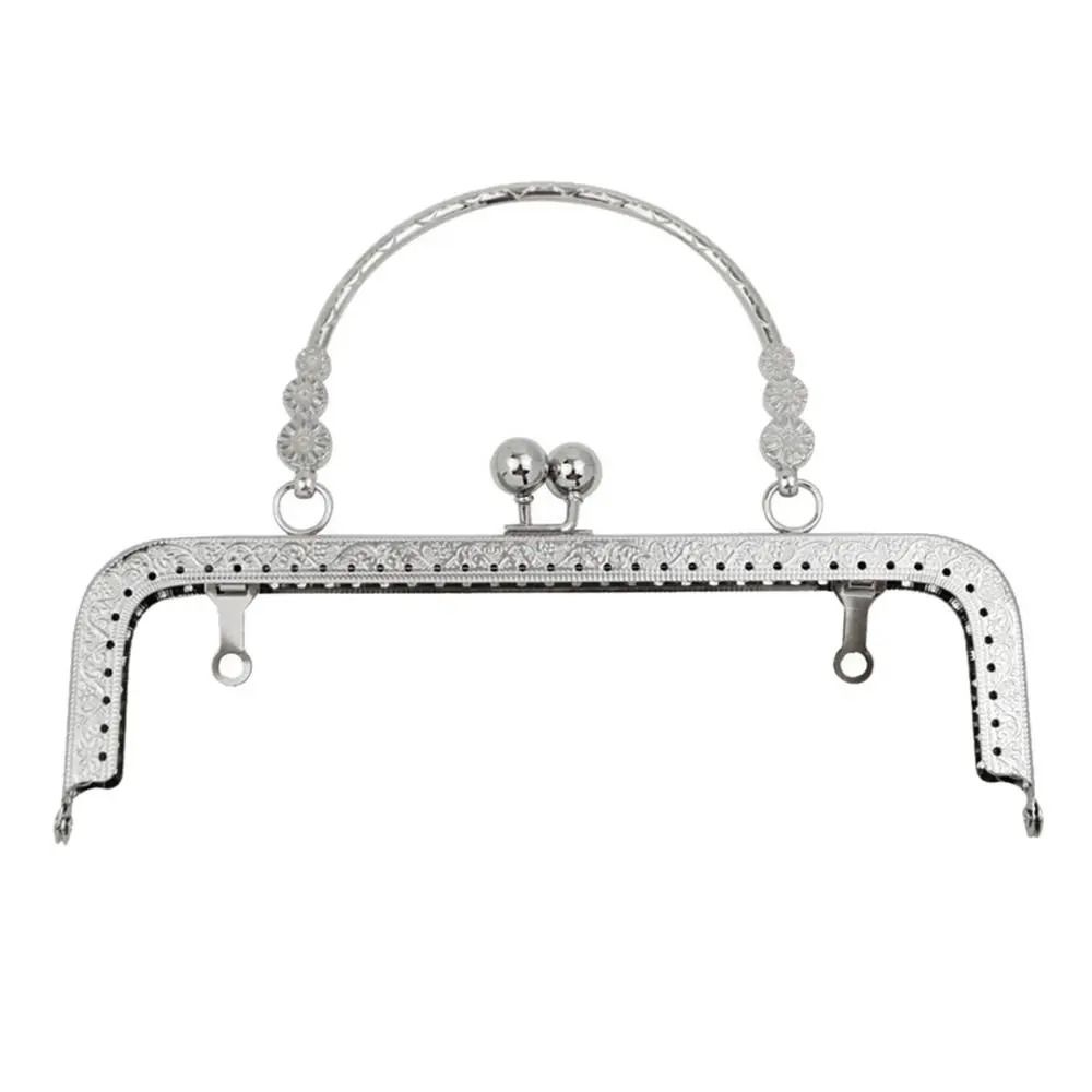 Застежка-поцелуйчик Застежка для кошелька Замок для сумки Застежка Клатч Ретро Металлический каркас для кошелька Рукоделие