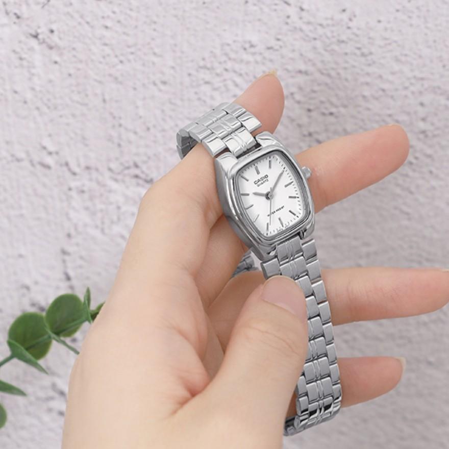 Casio Женские классические официальные часы с квадратным и круглым циферблатом, минеральное стекло, 5 цветов