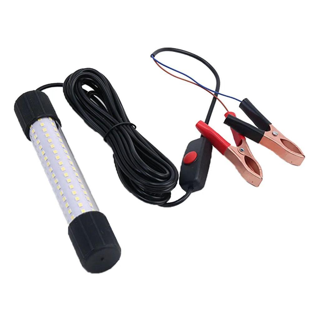 Waterproof 12V Fishing Light 126LEDs Lures Finder Lamp LED Underwater Light Boat Outdoor