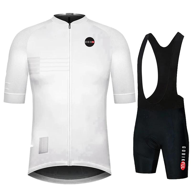 Gobikful  Men Summer Cycling Clothing Road Bike Shirts Suit Bicycle Bib Shorts MTB Ropa Ciclismo Maillot 2026 Summer Breathable Cycling Suit Set