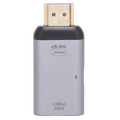 Адаптер Type C HD 4K PD 100 Вт Портативный Адаптер Type C (мама) к Type C (папа) С позолоченными контактами Док-станция(TypeC Мама к Высокий