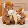Soft Horse Mascot Stuffed Animal With Flower Horse Plush Doll Pentant  Chinese New Year Gift