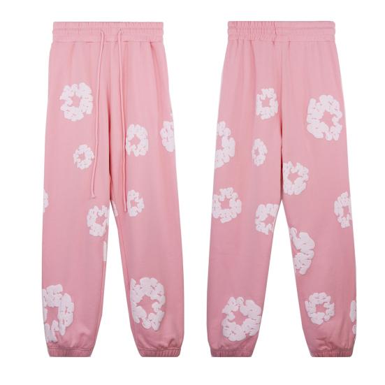 Женские спортивные штаны с эластичной талией, регулируемые на шнурке, женские спортивные брюки с цветочным принтом, спортивные повседневные брюки