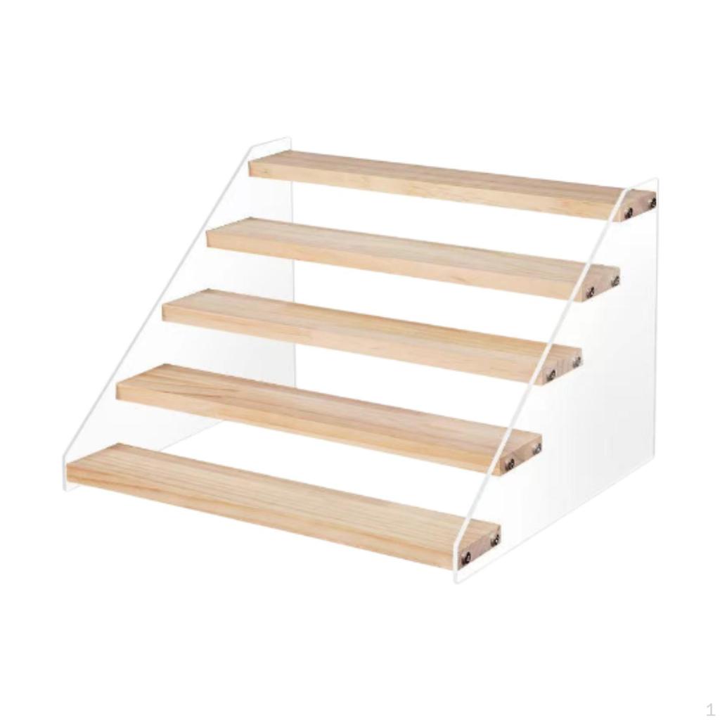 5 Tier Figures Display Stand Organizer Multipurpose Practical Novelty Fashion Shelf Rack for