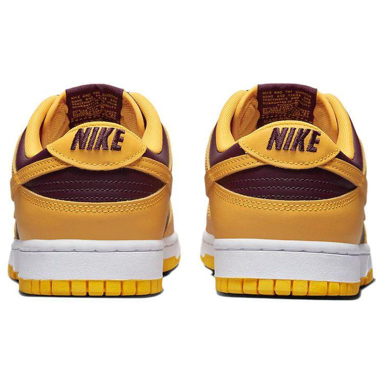 Nike Dunk Low Arizona State Мужские кроссовки Желтый Университет-Золотой Белый DD1391-702