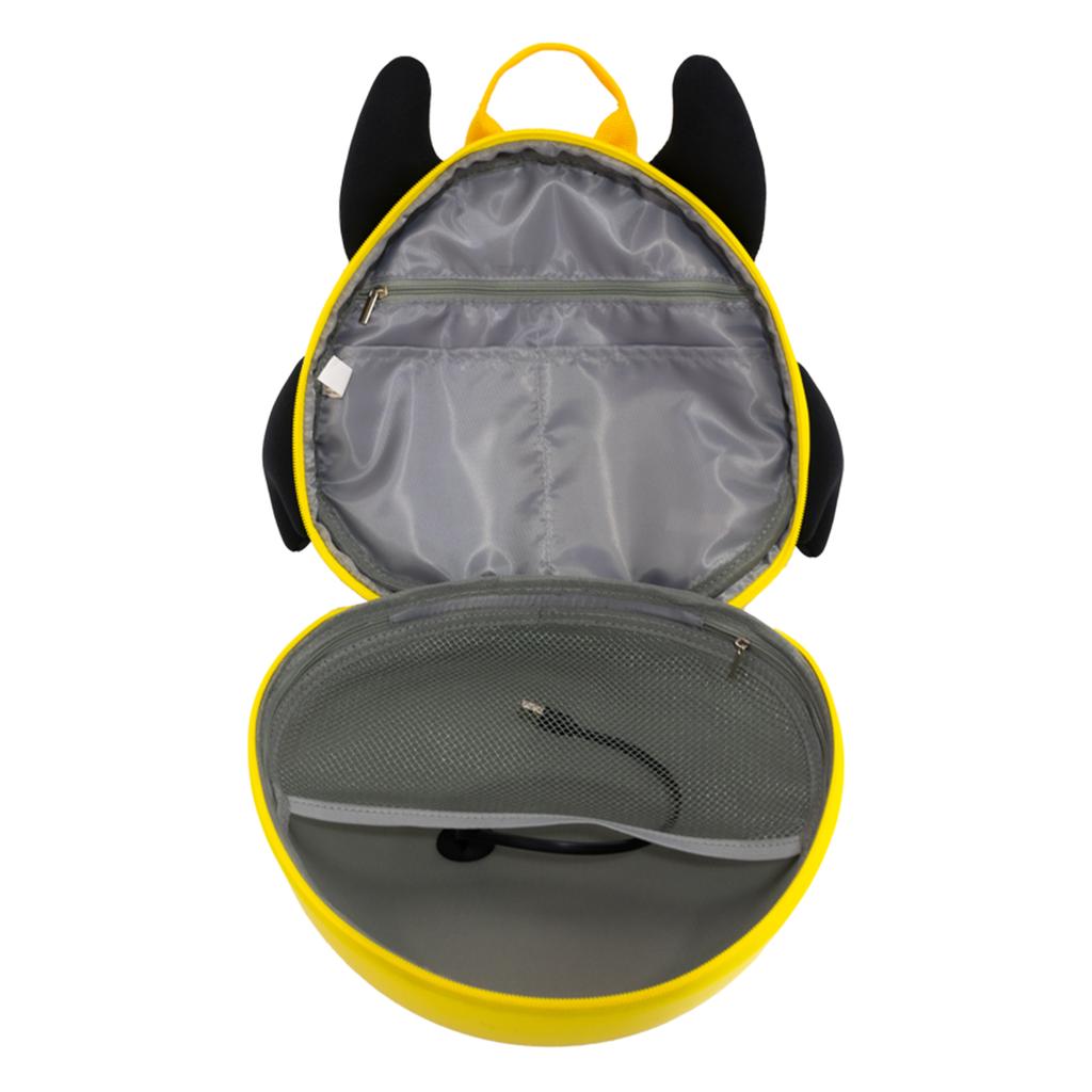 Светодиодный рюкзак-глаз Рюкзак DIY Управление приложением для езды на открытом воздухе, пеших прогулок, путешествий Милый легкий для девочек и детей Желтый