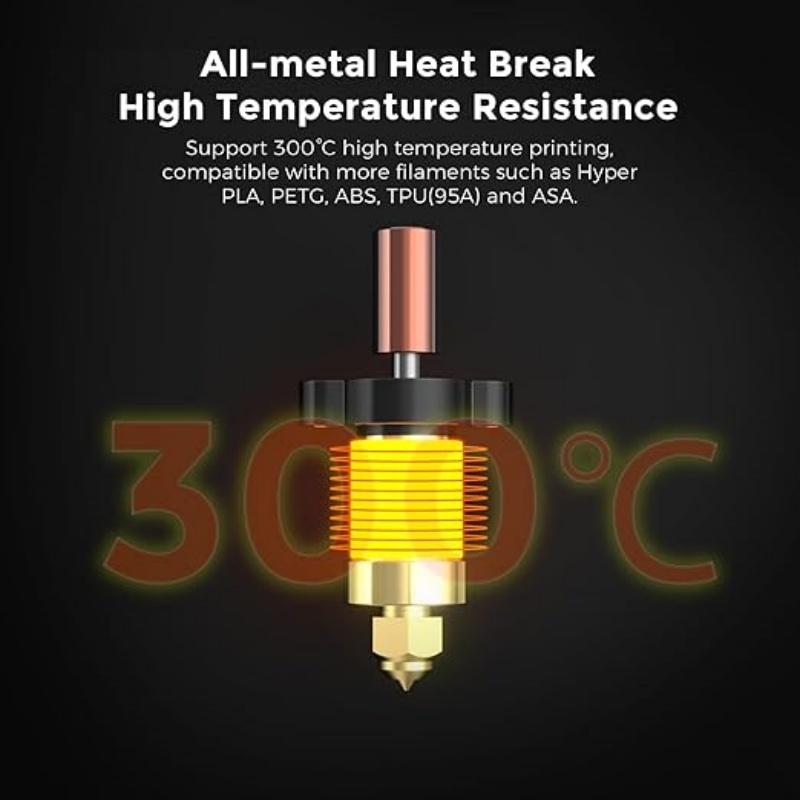 Creality Ender 3 V3 KE Ceramic Hotend Kit 300°C High Temperature Heating Block Extruder Hot End for K1/K1 Max