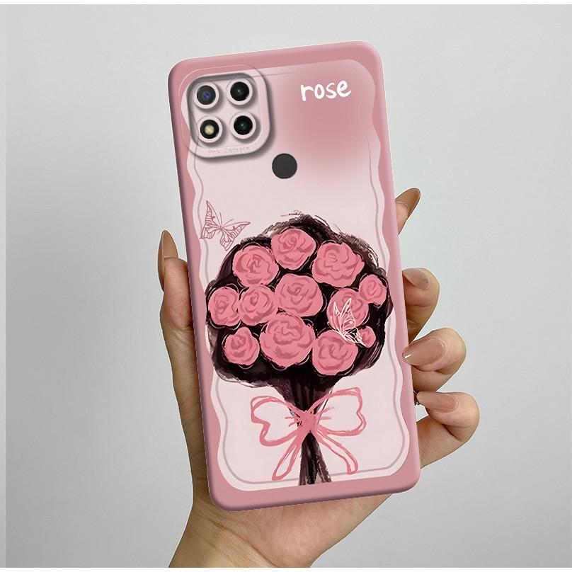 Phone Cases For Xiaomi Redmi 9C NFC 10A Fashion Butterfly Flowers Soft Silicone Back Cover For Redmi 9C Shockproof Coques Fundas