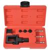 Kit de disjoncteur et de rivetage - vidaXL - 8 pcs - Acier - Rouge - Facile à utiliser