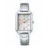 Square Quartz Watch AHJK467 Silver [Seiko Watch] Angène Women's