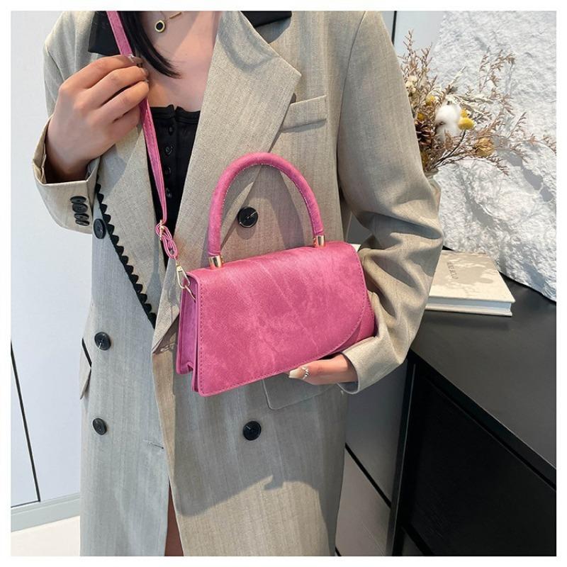 Fashion Textured Mini Square Crossbody Handbag For Women Daily Use