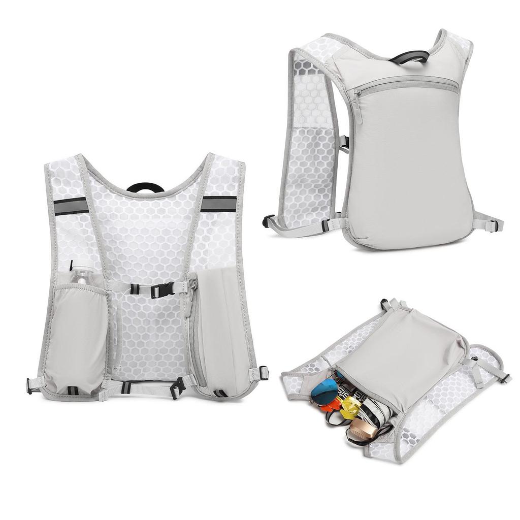 Легкий жилет для занятий спортом на открытом воздухе: Рюкзак для скалолазания, бега, велоспорта и пеших походов с карманом для телефона и держателем для бутылки с водой