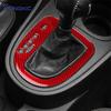 Для Seat Leon 2005 2006 2007 2008 2009 2010 2011 2012 Наклейка из настоящего мягкого углеродного волокна LHD RHD Отделка панели переключения передач салона автомобиля