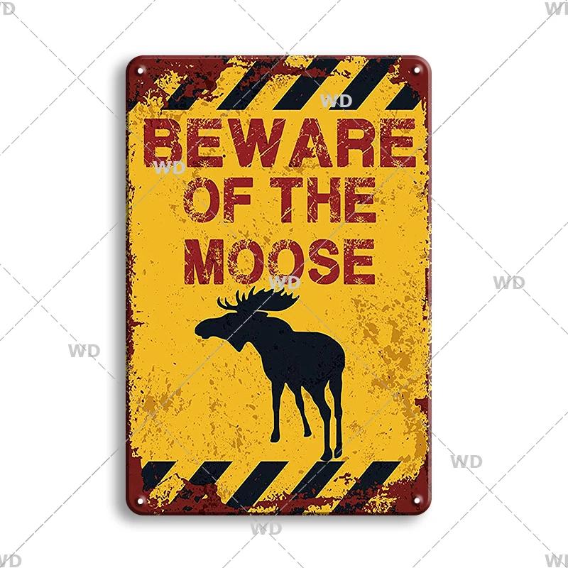 Предупреждение Опасность Металлические Знаки Остерегайтесь Животных Постер с Котом Винтажная Настенная Табличка Металлическая Тарелка Паб Бар Дом Живопись Декор для Мужской Пещеры