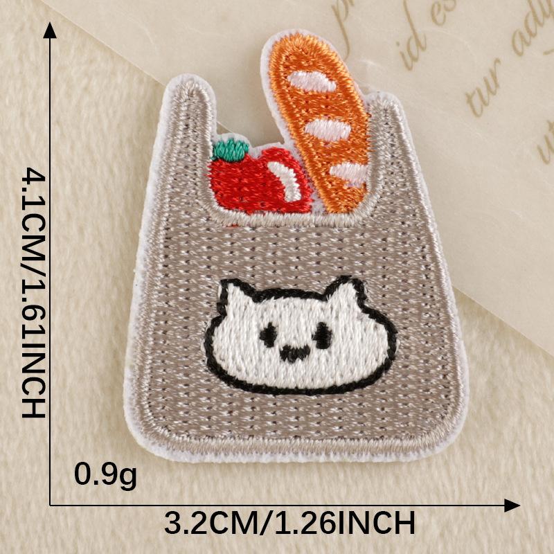 Embroidery Patch DIY Accessories Cartoon Food Clothing Accessories Embroidery Patch Cloth Sticker