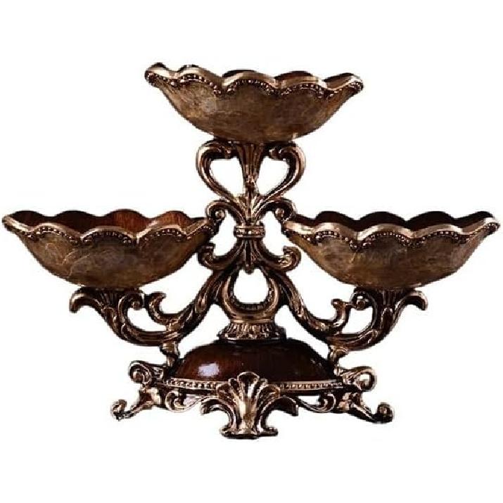 Фруктовница Корзина Европейский Стиль Фруктовая Тарелка Ретро Гостиная Конфетница Большая Бытовая Тарелка для Сухофруктов Украшения для Кофейного Столика Фрукты