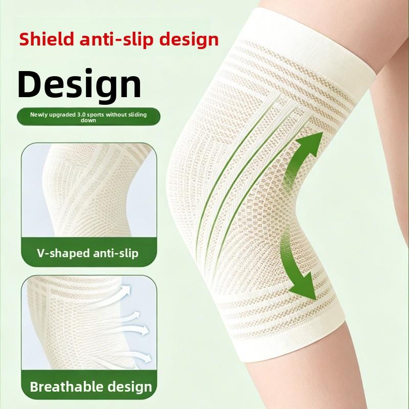 Ultra-thin Knee Support Silk Stocking for Cold Protection, Anti-rheumatism Leg Wear, Knee Protection for Yoga, Joint Leg Cover
