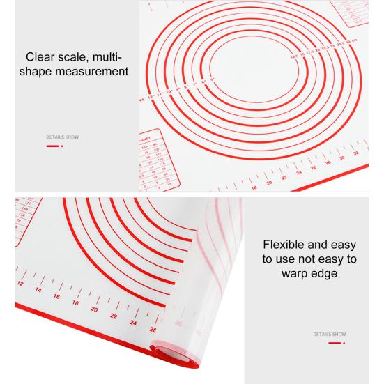 Скалка из нержавеющей стали с кольцами толщины для выпечки, регулируемая раскатка теста