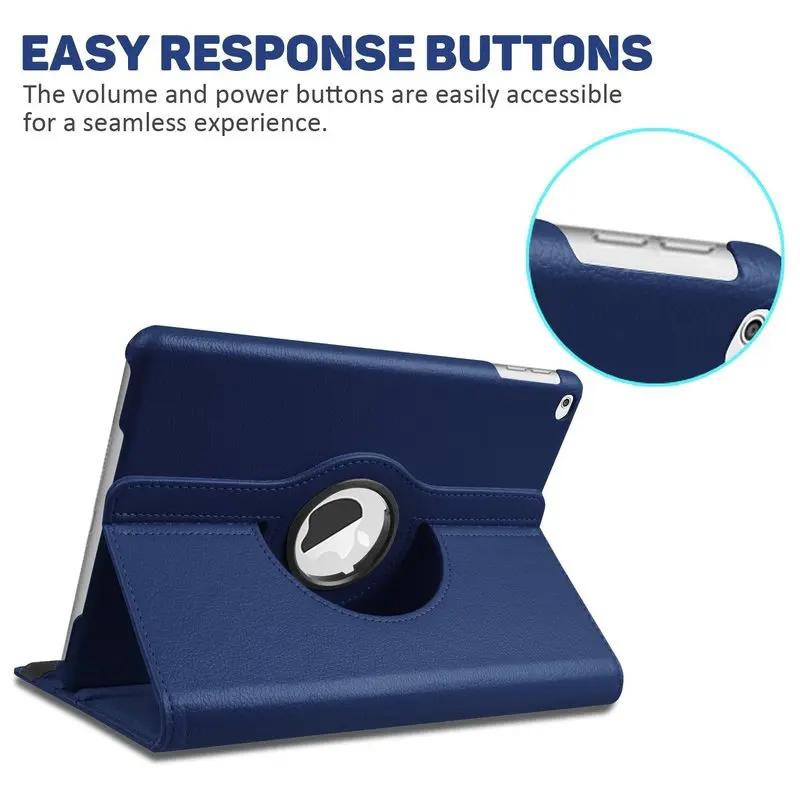 Для iPad 9.7 5th 6th Чехол iPad Air 11 2 3 4 5 10.9 Поворотный чехол-подставка для iPad 10.2 7th 8th 9th 10th Generation Pro 11