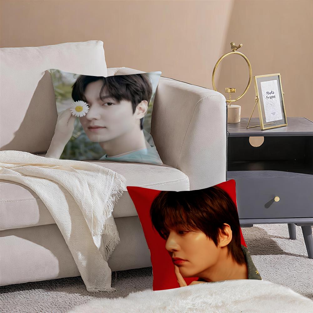 Handsome Korean Actor LLee Minho Cushion Cover Throw Pillow Cover Hidden Button Durable Polyester Chair Cushion