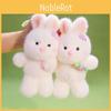 Cute Rabbit Plush Toy Keyring With Soft Fabric Material For Daily Use And Decorations