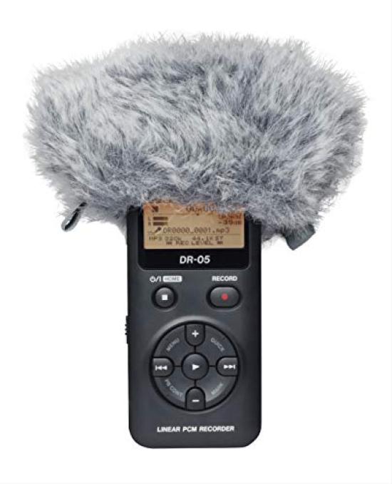 TASCAM Windscreen for DR Series Field Ideal for and railway Provides wind protection and eliminates wind noise and other unwanted sounds during